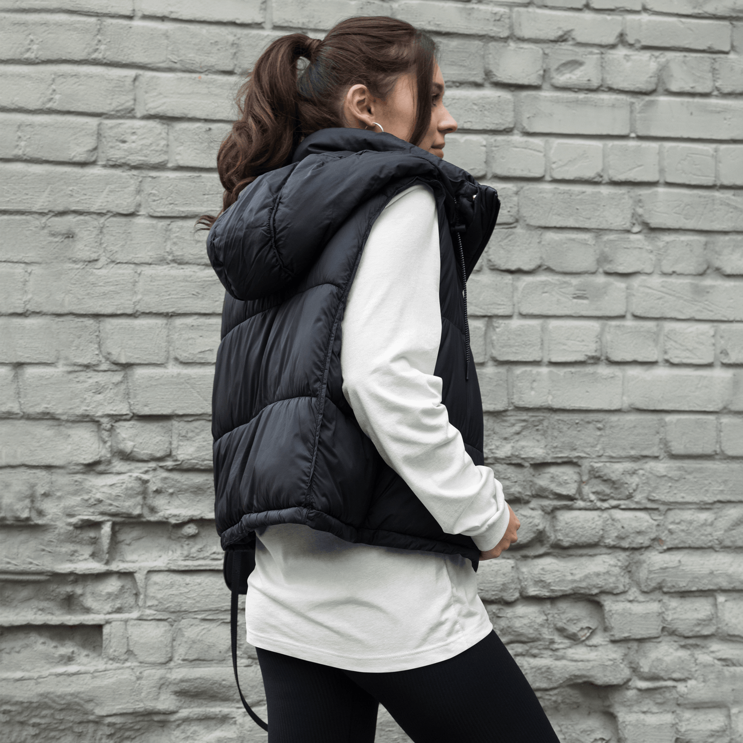 White and fuchsia & yet, you’re still ego inspired women’s long sleeve tee. Gamma Gem