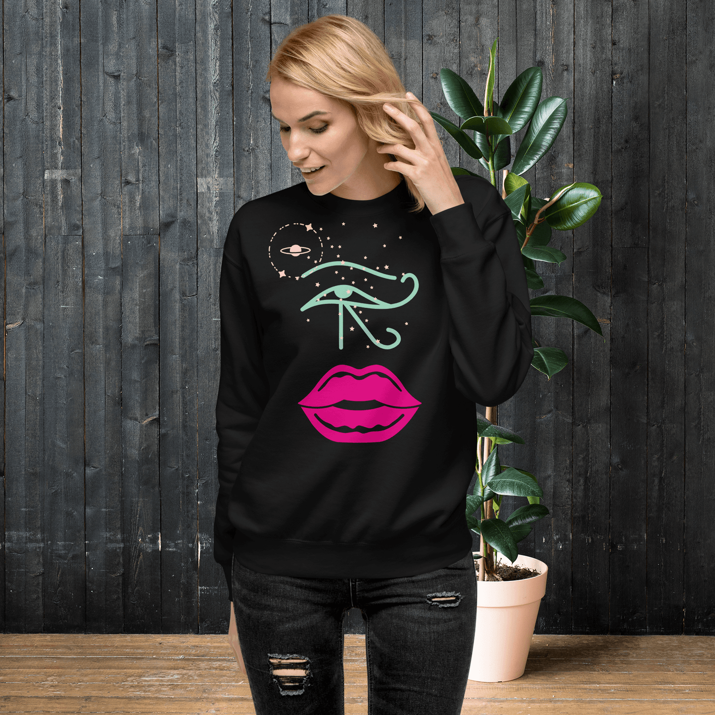 Multi-color phenom neutral premium sweatshirt.