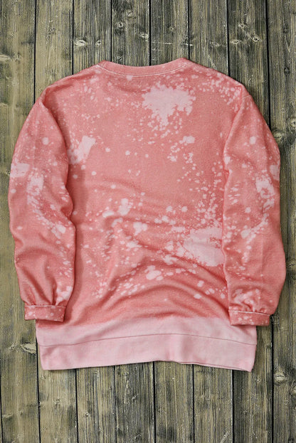 Pink autumn bonfire and boots; lattes and leggings long sleeve women’s sweatshirt.