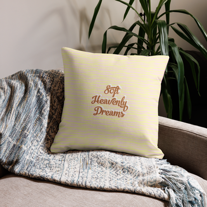 Large multi-color soft heavenly dreams premium pillow.