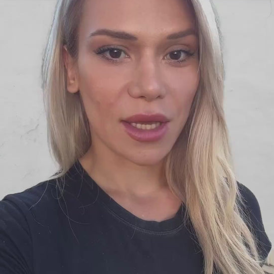 Gray women's athletic t-shirt video.