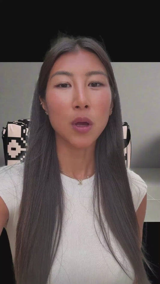 Light pink and black duffle bag video.