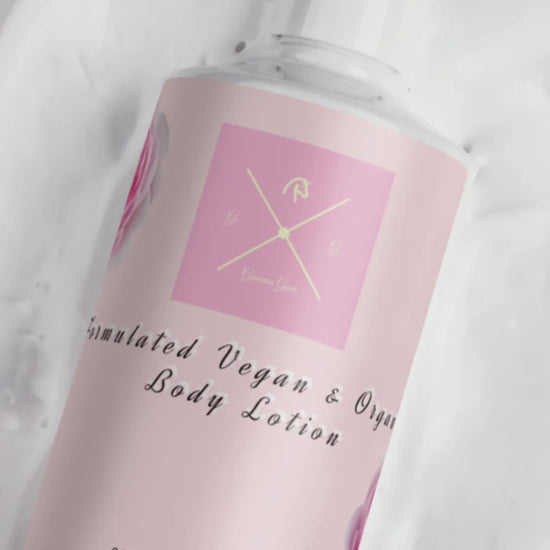 Light pink vegan and organic refreshing hand & body lotion. -Gamma Gem