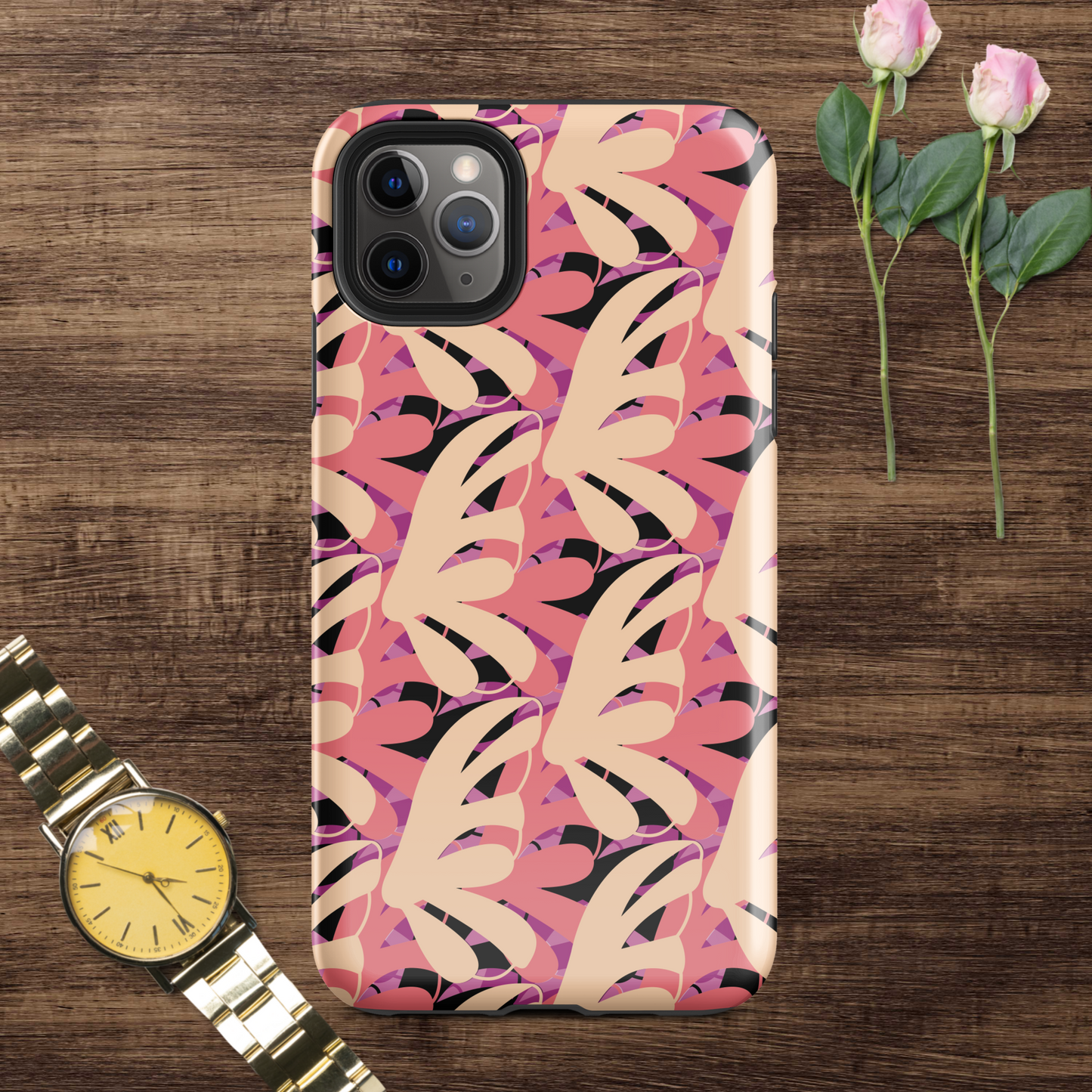 Multi-color tough case for iPhone®.