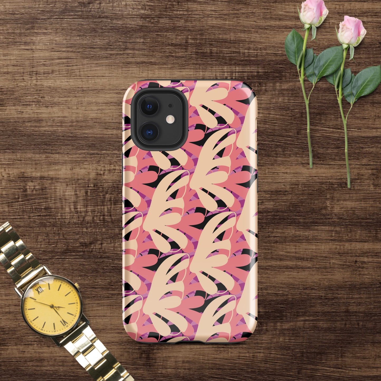 Multi-color tough case for iPhone®.