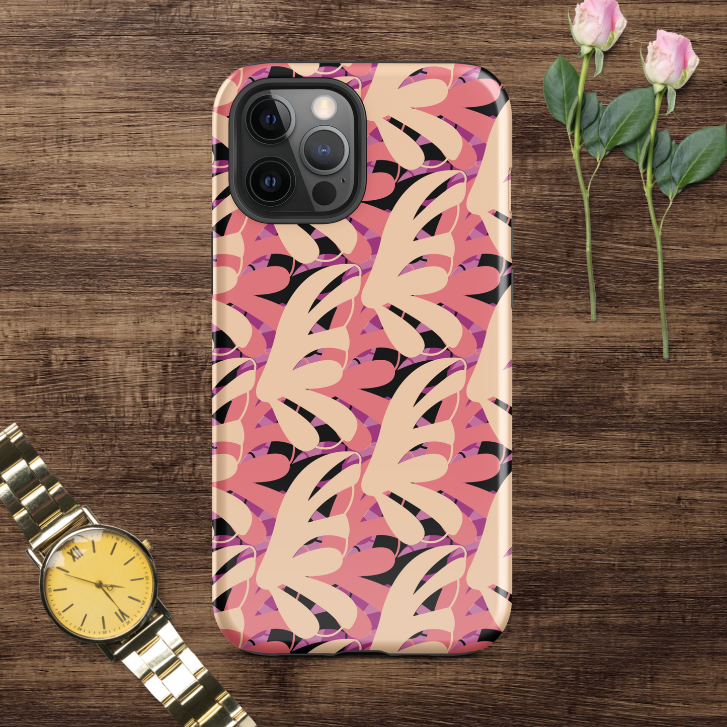 Multi-color tough case for iPhone®.