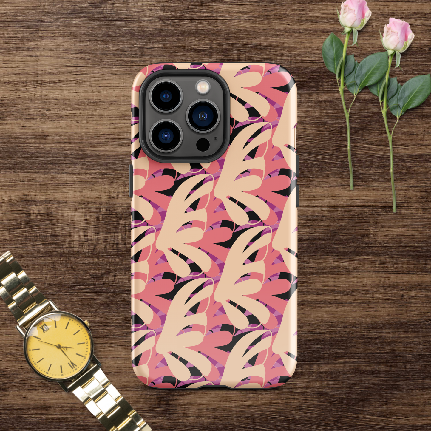 Multi-color tough case for iPhone®.