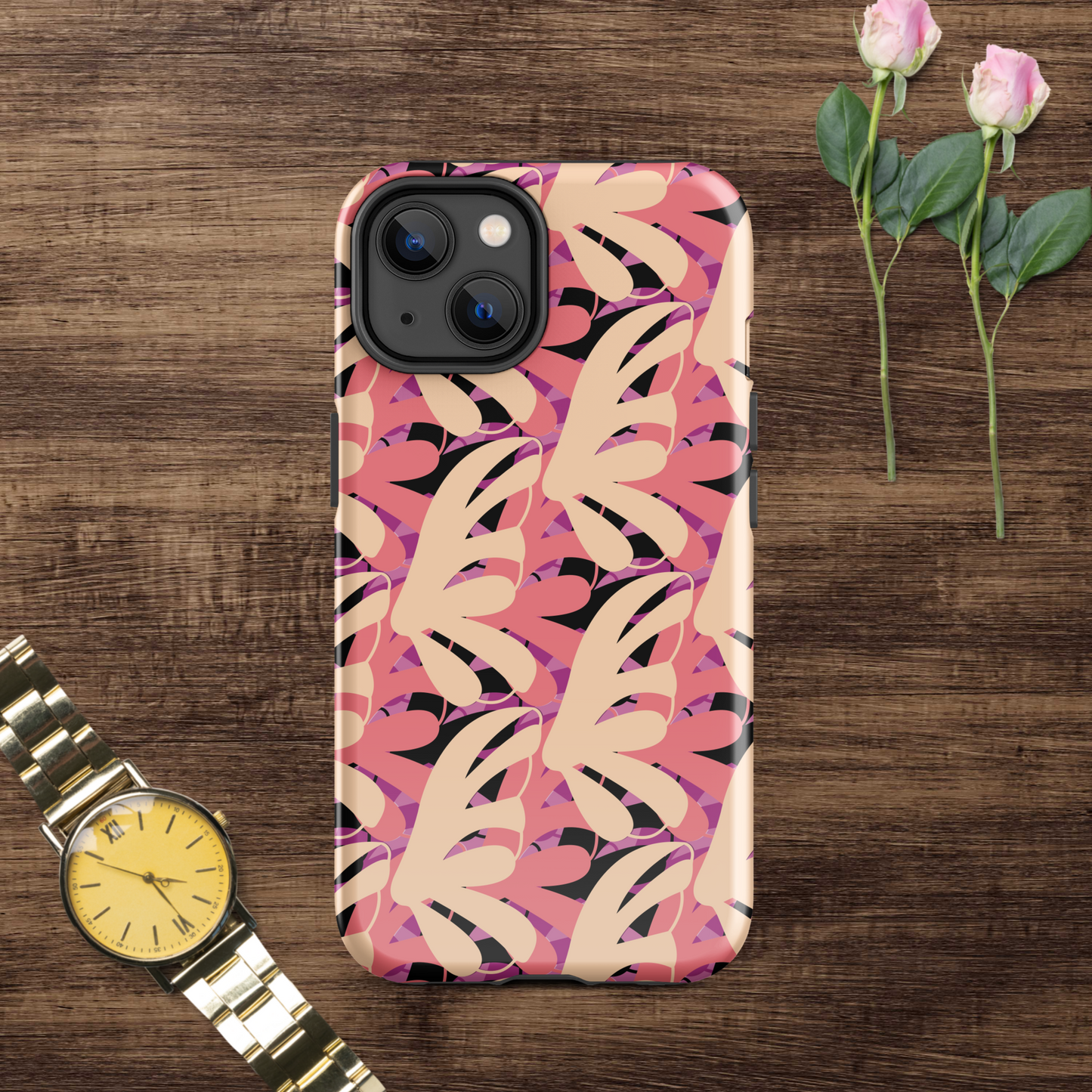 Multi-color tough case for iPhone®.